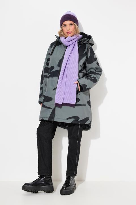 Actual product image Ulla Popken HYPRAR Scribble Print Coat (46, 48)