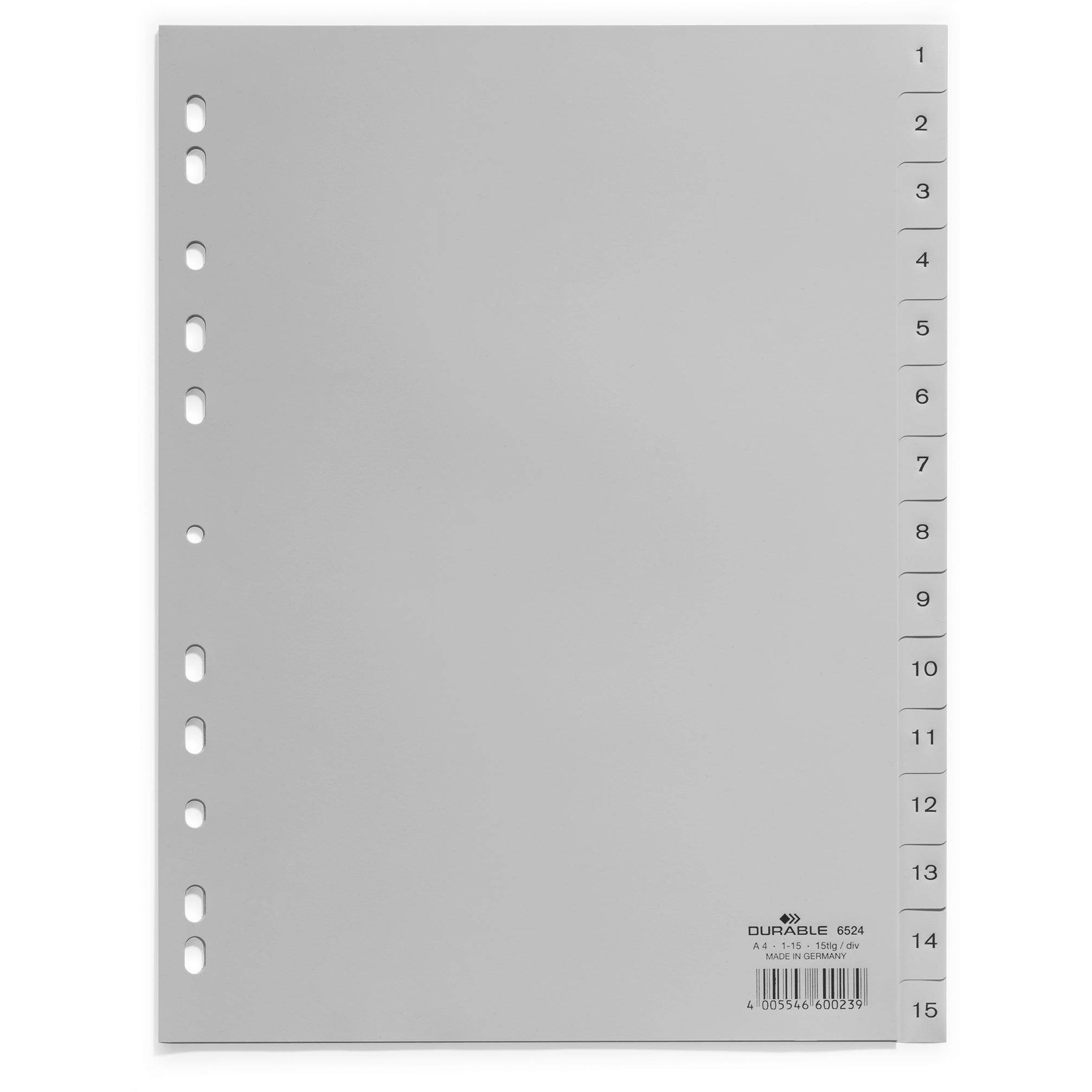 Durable, Ordner Zubehör, Zahlenregister