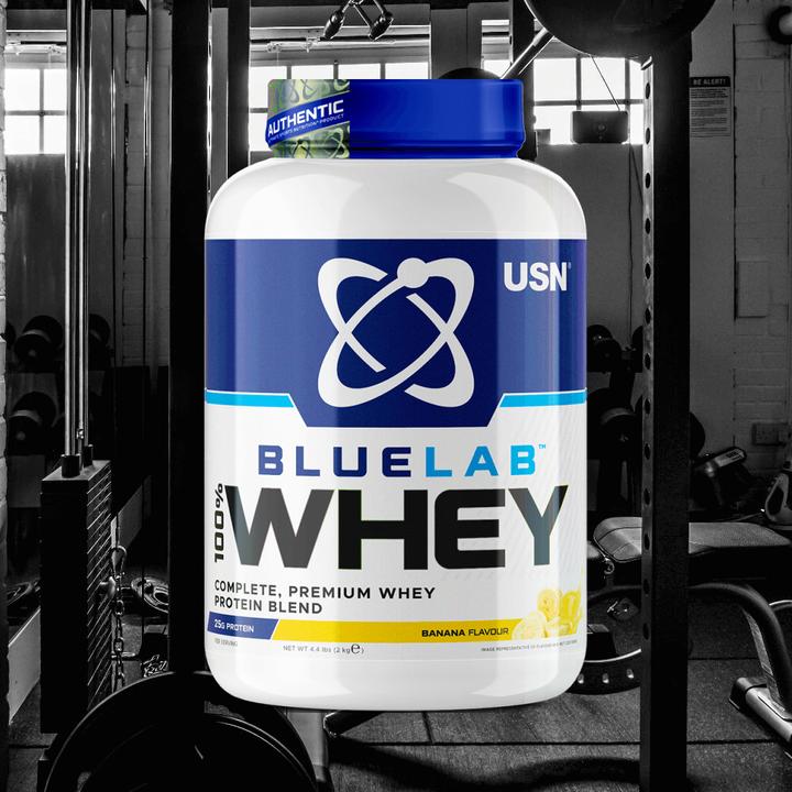 Actual product image USN Blue Lab 100% Whey Protein (Banana, 1 x, 2000 g)