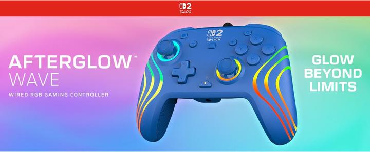 Immagine prodotto Turtle Beach Pro Controller Afterglow Wave Wired Blue (Switch, Switch 2, Switch OLED)