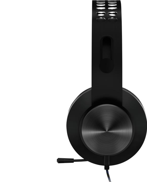 Actual product image Lenovo Legion H300 Headphones Wired Headband Gaming Black (Cable)