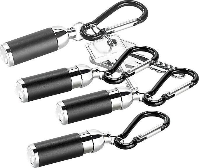 Actual product image Pearl Focusable mini flashlight with keychain