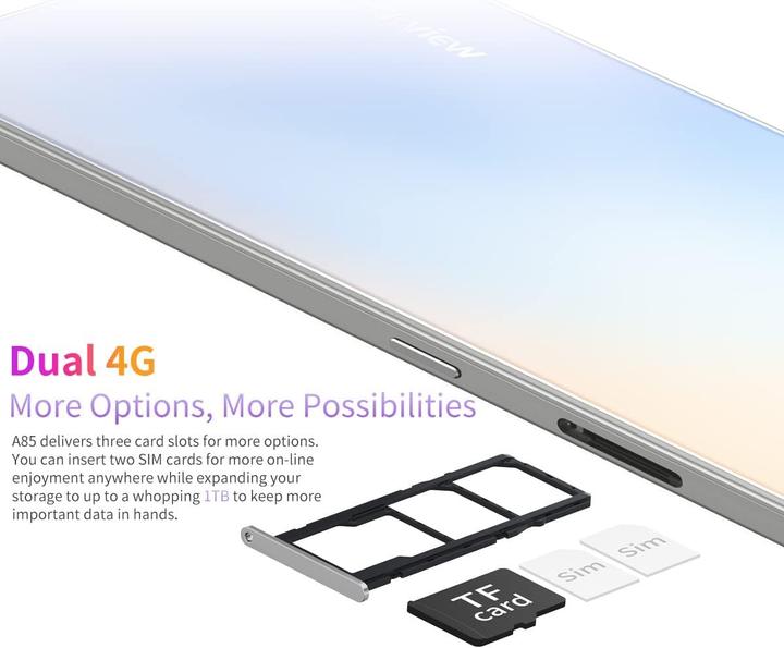 Produktbild Blackview A85 8/128GB 4G/NFC (128 GB, Noir, 6.56", Dual SIM, 4G)