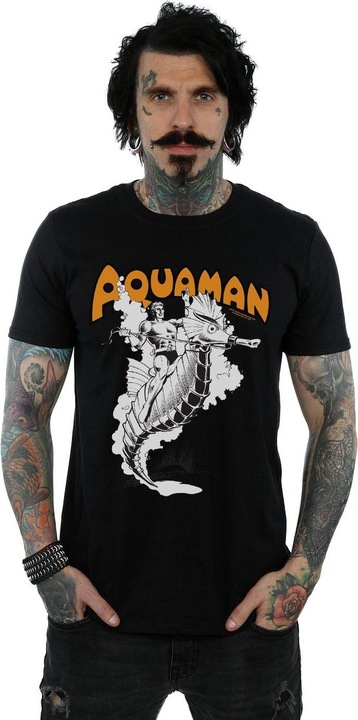 Produktbild Aquaman Mono Action Pose TShirt (4XL)