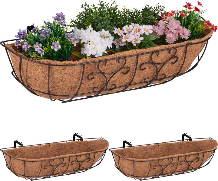 Relaxdays Bloembak (76 cm)