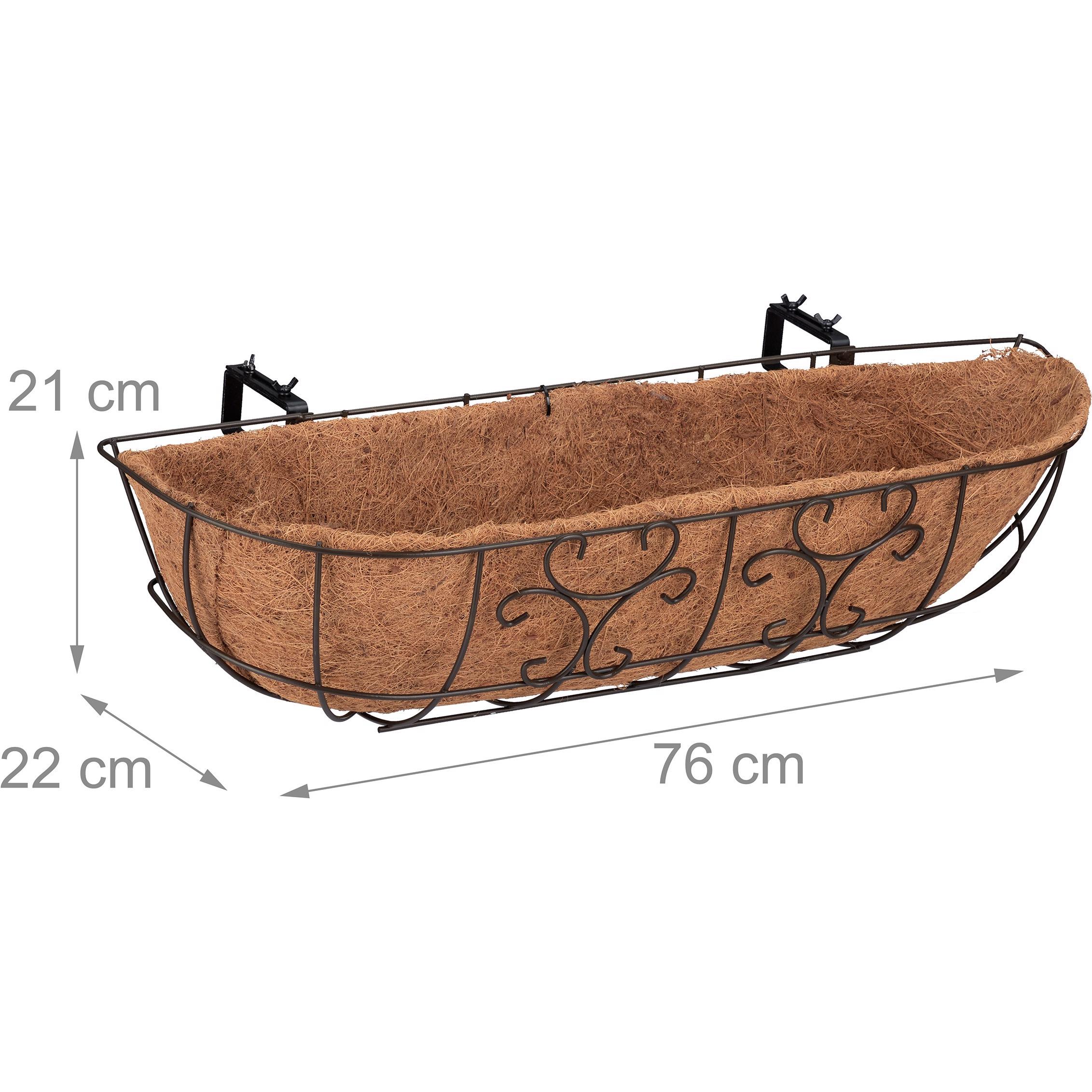 Thumbnail - Relaxdays, Blumentopf, Blumenkasten (76 cm)