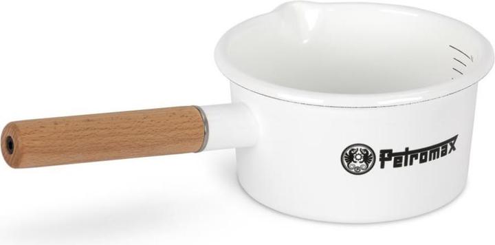 Produktbild Petromax Emaille Stieltopf 1L ws (Edelstahl, Emaille, 16.80 x 8.70 cm)