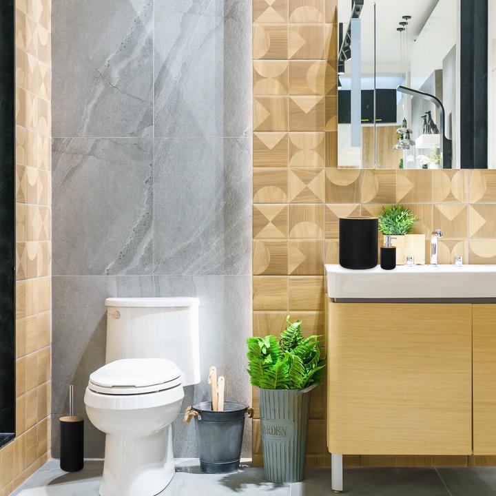 Actual product image Relaxdays . Bathroom set