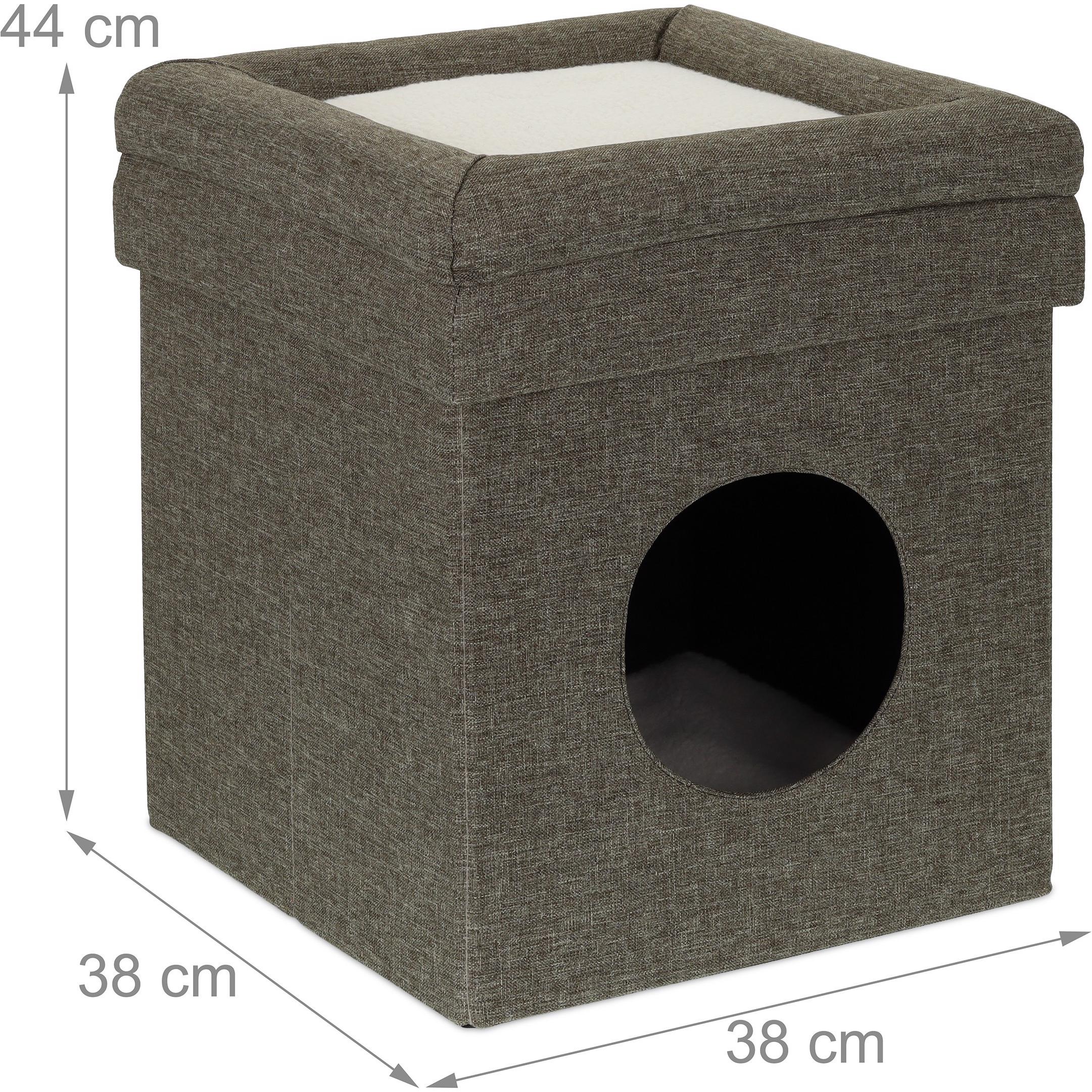 Thumbnail - Relaxdays Katzenhöhle (Katze), Hundebett + Katzenbett