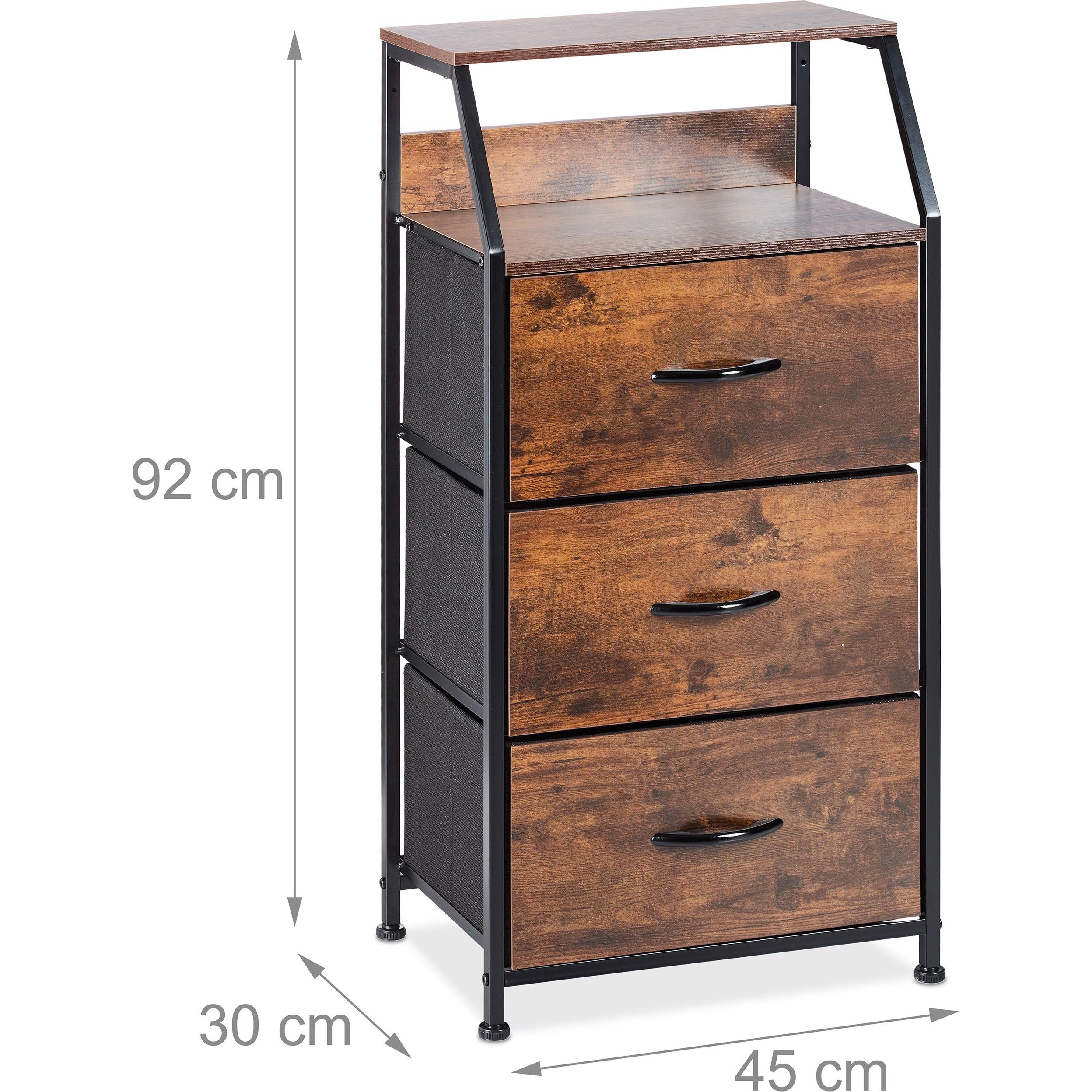 Thumbnail - Relaxdays, Regal, Standregal (45 x 30 x 92 cm)