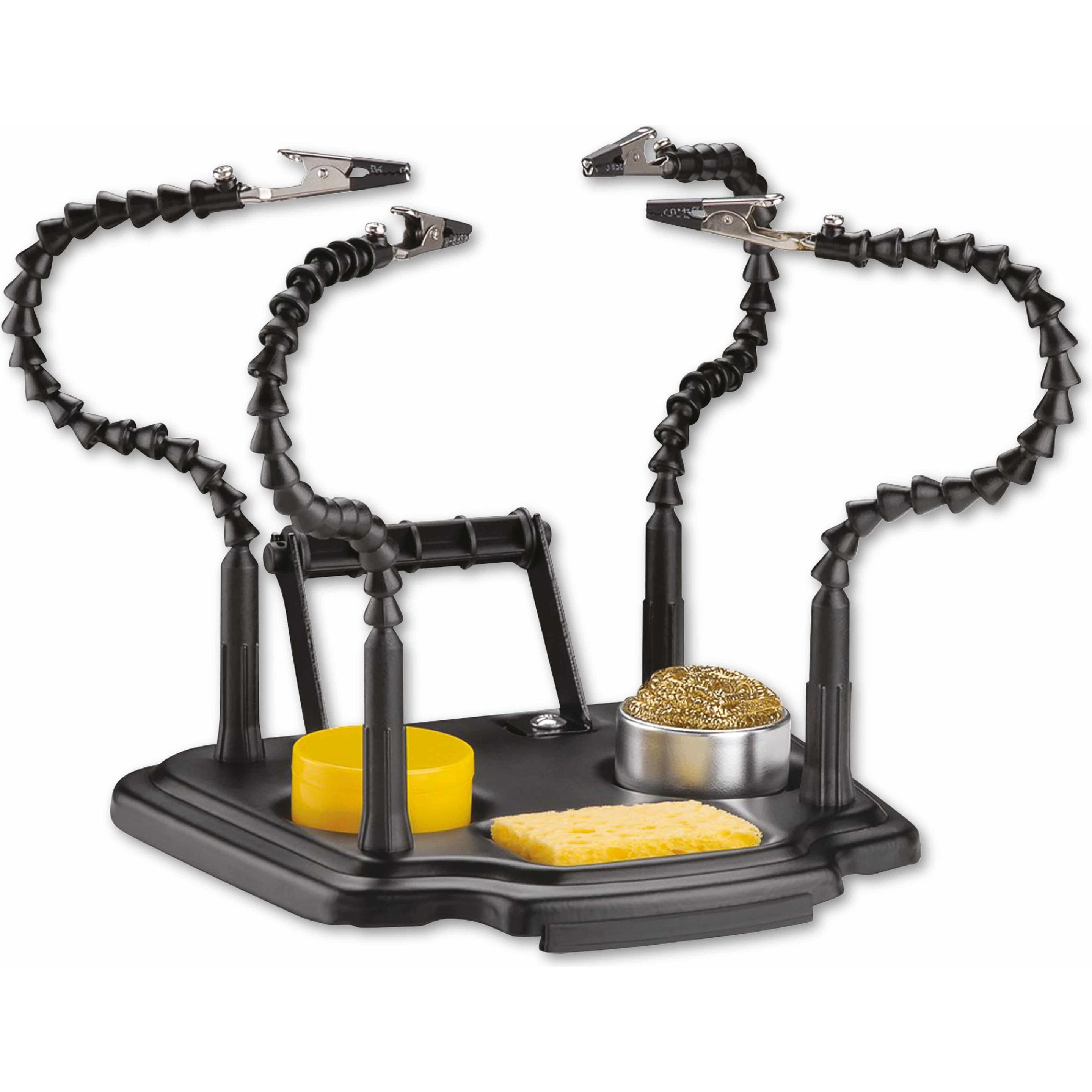 Goobay Löthilfe mit 4 flexiblen Armen (Dritte Hand), Lötgerät Zubehör