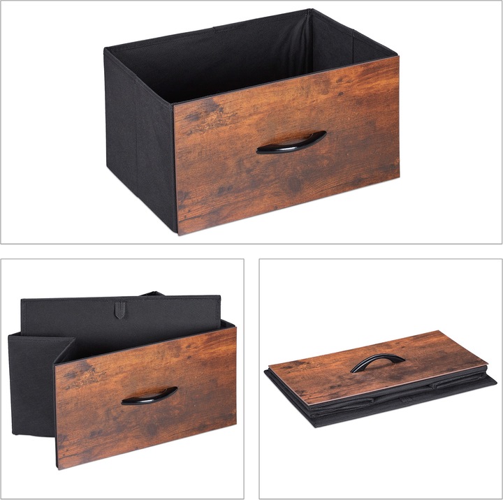 Actual product image Relaxdays Bedside table (45 x 40 x 70 cm)