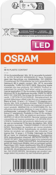 Immagine prodotto Osram LED Star Classic B (E14, 7.50 W, 806 lm, 6 x, F)