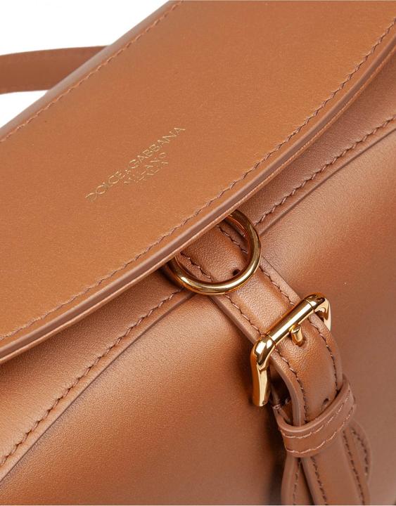 Produktbild Dolce & Gabbana caramel-color leather coffa capri bag
