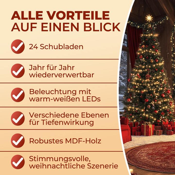 Immagine prodotto Spielwerk Calendari dell'Avvento riutilizzabili