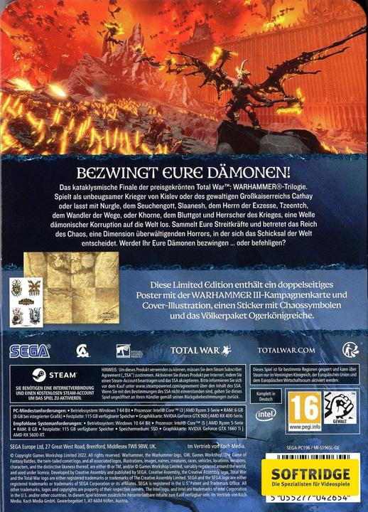 Actual product image Sega Total War: Warhammer 3 (PC, DE)