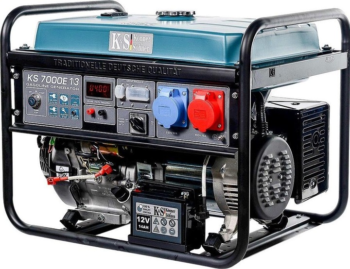 Produktbild Könner & Söhnen BENZINGENERATOR 5,0kW 230/400V ELEKTROSTART AVR VST KS7000E-1/3 (5000 W, 1.10 l)