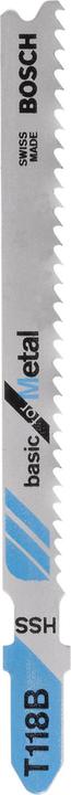 Produktbild Bosch Zubehör Stichsägeblatt HSS, T 118 B Basic for Metal