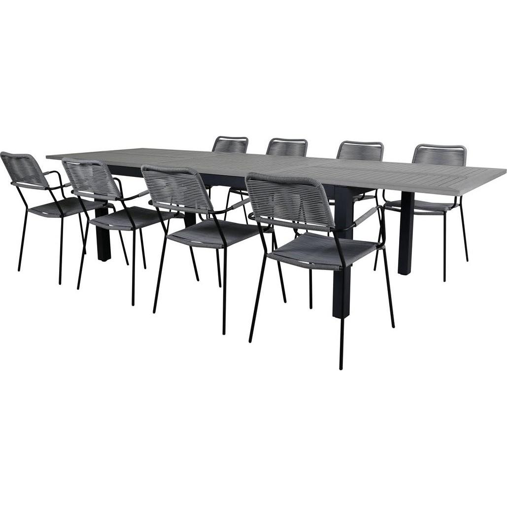 Ebuy24, Gartentisch + Balkontisch, Gartenmöbel-Set Albany (100 cm)