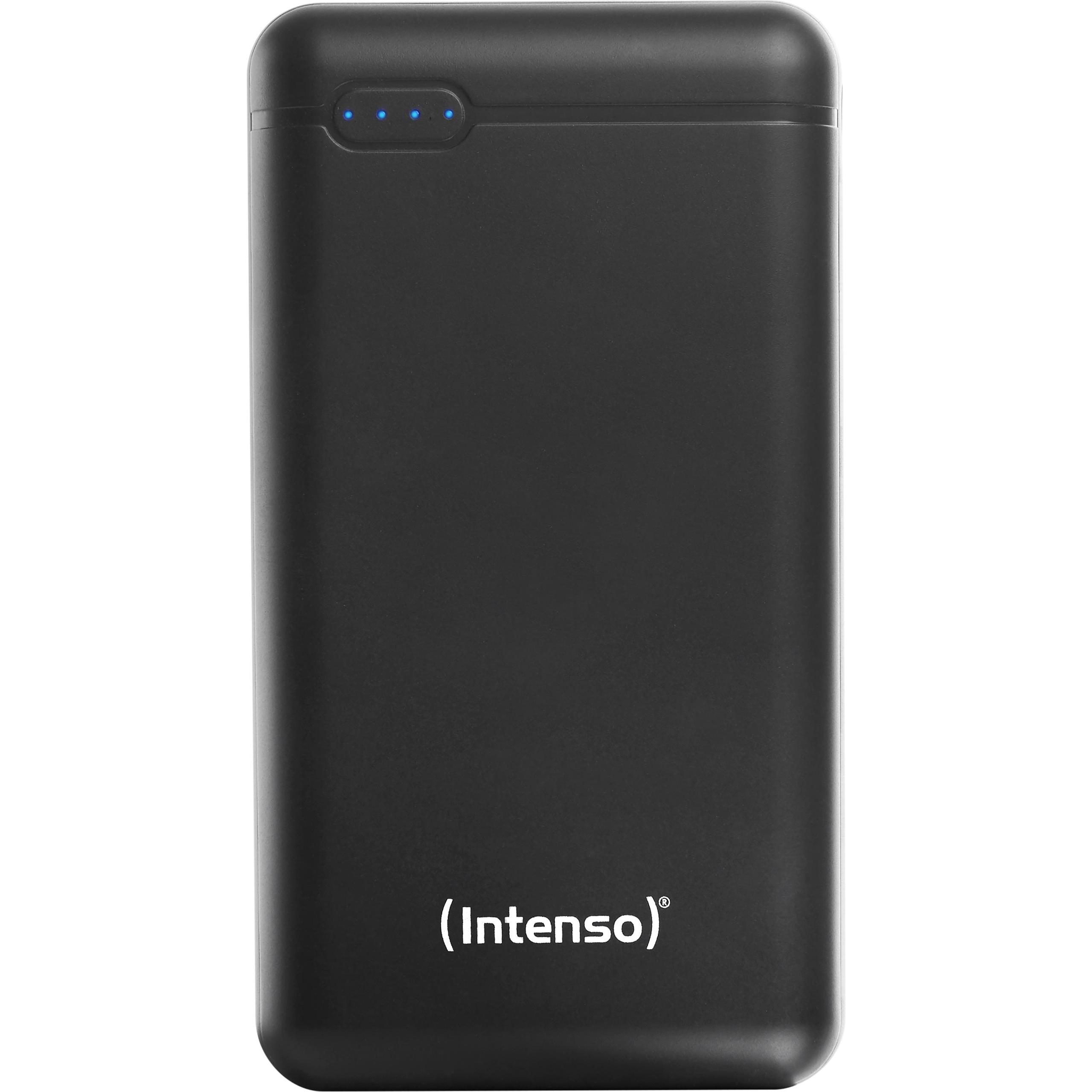 Intenso XS20000 (20000 mAh, 74 Wh), Powerbank, Schwarz