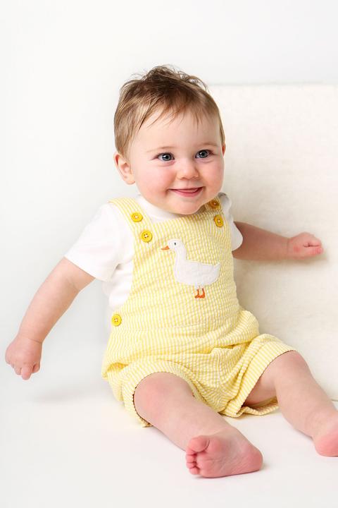 Actual product image Frugi Toddler dungarees set Godrevy (86, 92)