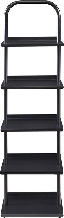 Image du produit En.Casa Schuhregal Poytya Stahl 119x34x32 cm Schwarz