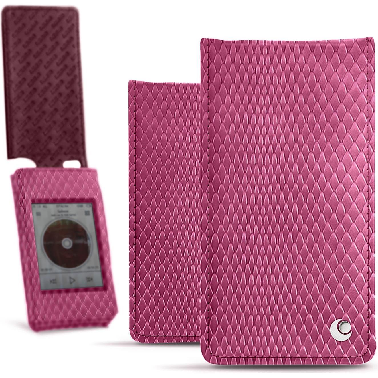 Noreve Lederschutzhülle vertikal, MP3 Tasche + Hülle, Pink