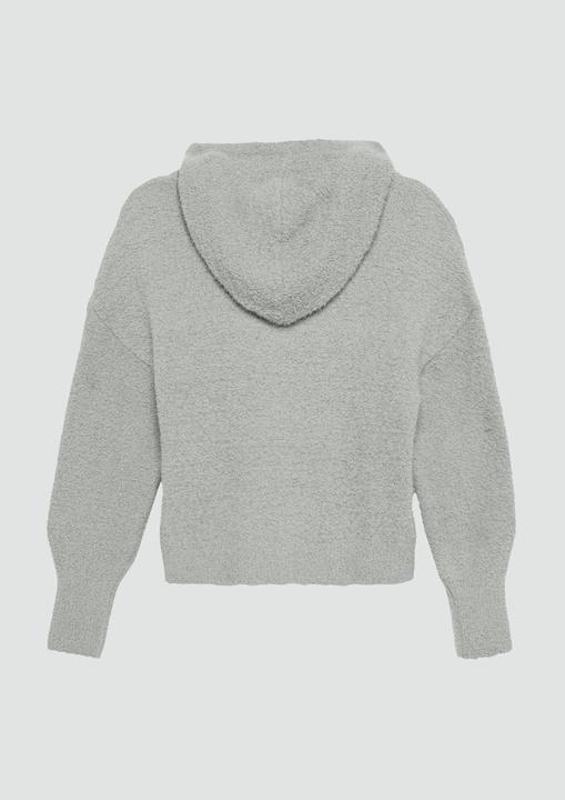 Produktbild S.Oliver Strickpullover Strickpullover mit Kapuze im Relaxed Fit (134, 140)