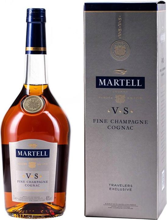 Martell VS Fine Champagne Cognac con custodia