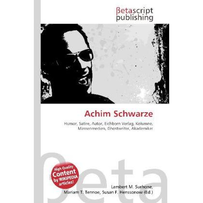 Achim Schwarze, Fachbücher