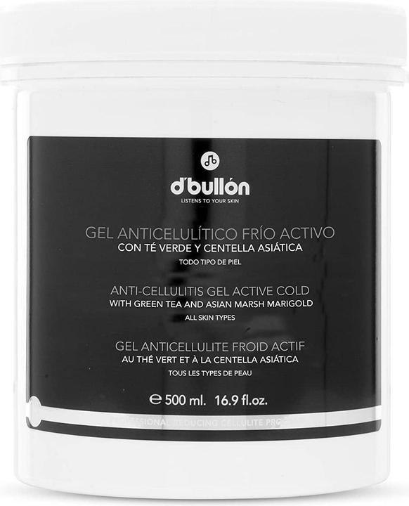 Produktbild Valquer D'Bullón Anti-Cellulite Körpergel mit aktivem Kühleffekt, grünem Tee und asiatischem Centella (Körpergel, 500 ml)