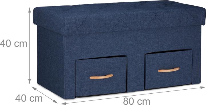 Image du produit Relaxdays Banquette de rangement (80 cm)