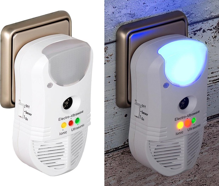 Actual product image Exbuster 3in1 ultrasonic pest repeller