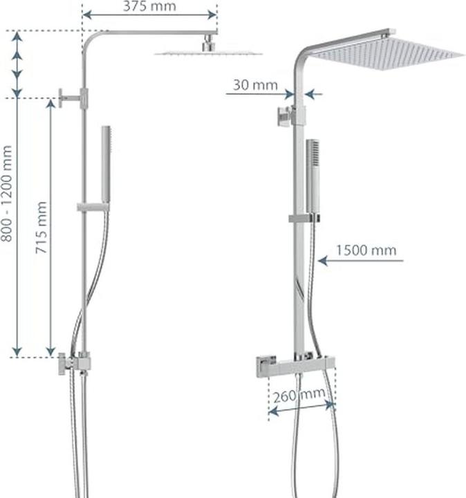 Actual product image Schütte Duschsystem