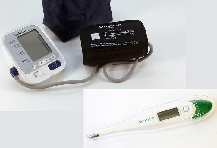 Produktbild Omron M3 Comfort + TM700 (Blutdruckmessgerät Oberarm)