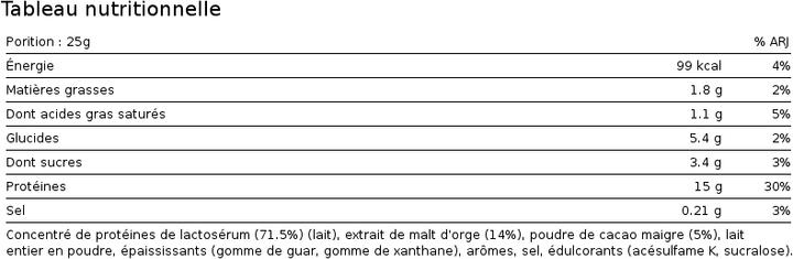 Nährwerte und Zutaten Maltesers Hi Protein (Chocolate Malt, 1 Stk., 450 g)