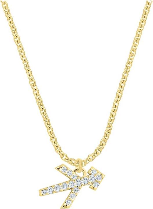 Produktbild Candy Halskette Sternzeichen Schütze, 925 Sterling Silber, vergoldet (18k vergoldet, 925 Sterling Silber, 925er Sterlingsilber, 42 - 45 cm)