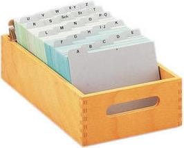 Actual product image Han Card index box (A6)