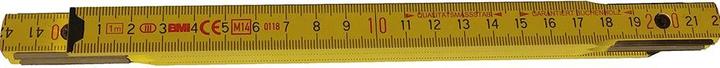Produktbild BMI Gliedermassstab Länge 1 m Breite 16 mm mm/cm EG III Buche gelb (1 m)