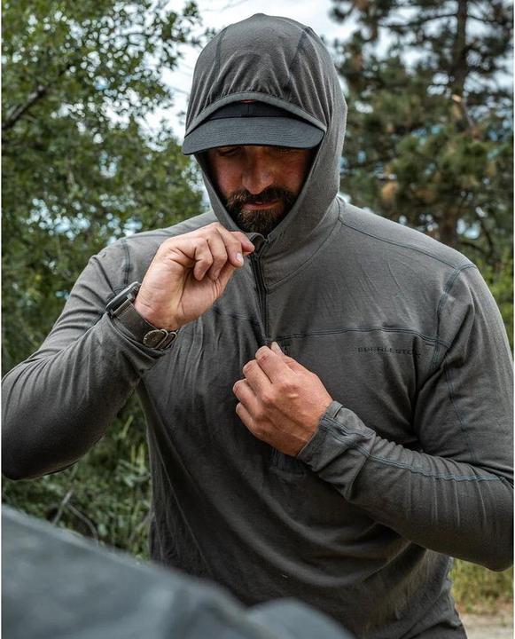 Produktbild Eberlestock Lochsa 1/4 Zip Merino Hoody - Slate - S (S)