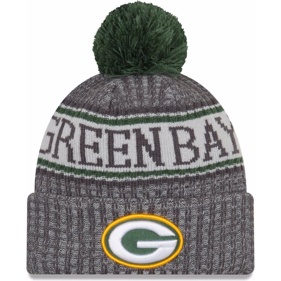 New Era, Herren, Mütze, NFL Sideline Green Bay Packers, Grau