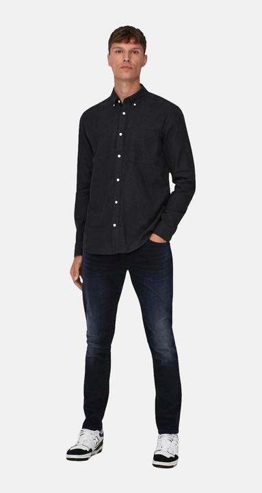 Produktbild Only & Sons Einfarbiges Langarmhemd (XL)