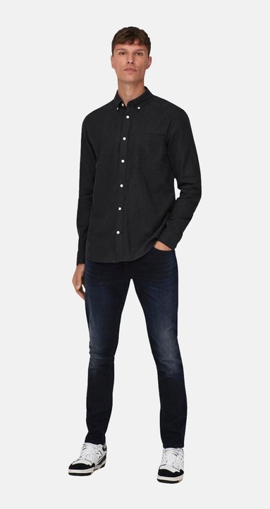 Immagine prodotto Only & Sons Camicia a maniche lunghe a tinta unita (XL)