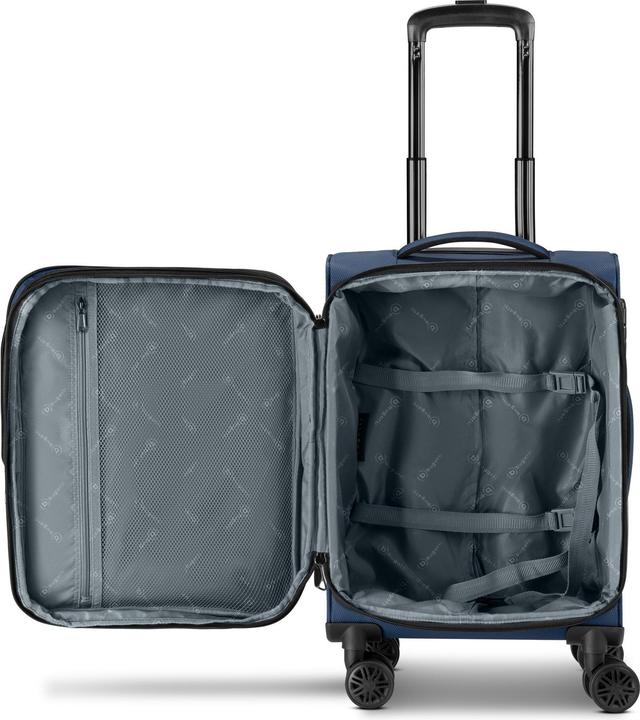 Image du produit Bugatti Valencia Soft 4 Rollen Kabinentrolley S 54.5 cm mit Dehnfalte (35 l)