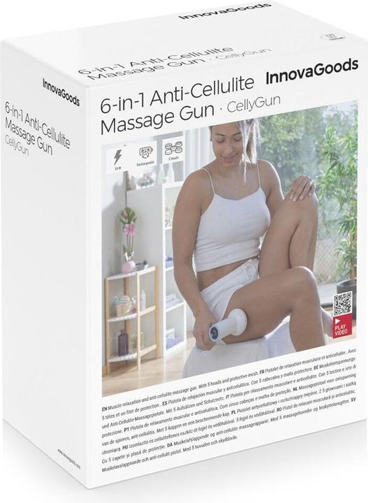 Produktbild InnovaGoods 6 in 1 Anti-Cellulite-Massagepistole CellyGun