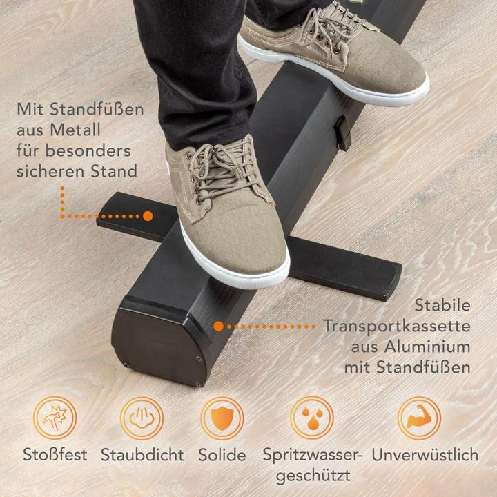 Immagine prodotto Walimex pro Pannello roll-up sfondo nero 165x220 (176.50 cm, 226 cm)