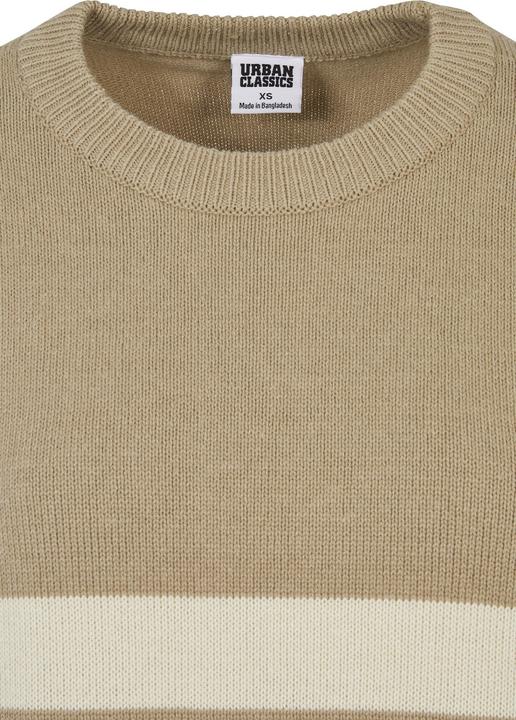 Image du produit Urban Classics Ladies Striped Knit Crew Sweater (M)