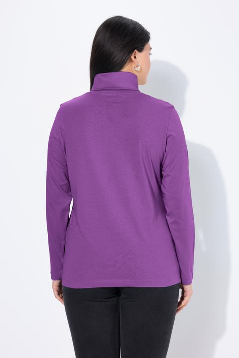 Produktbild Ulla Popken Shirt, Rollkragen, Slim, Langarm (62)