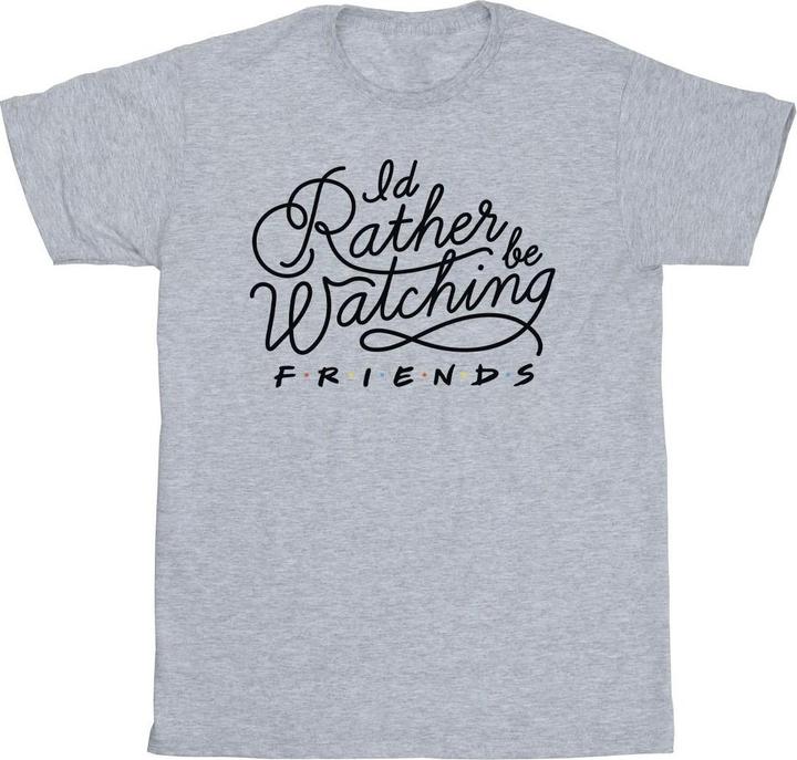 Produktbild Friends I'd Rather Be Watching TShirt Mädchen (104)