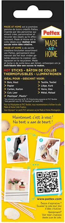 Pattex 10 lijmpatronen voor Made at Home lijmpistool